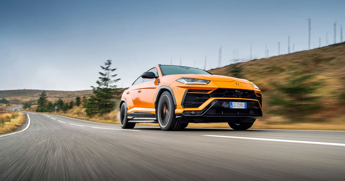 Lamborghini Urus 2020 оранжевый