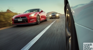 Nissan GT-R vs Jaguar F-TYPE V8 R vs Aston Martin DB9